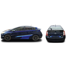 Полоси на авто 3D TUNING STUDIO Toyota Prius 3600х1180х0.15мм