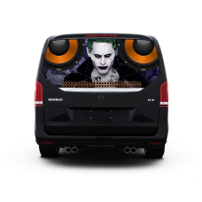 Наклейка на заднє скло 3D TUNING STUDIO Джокер Музика 1480х700х0.18мм