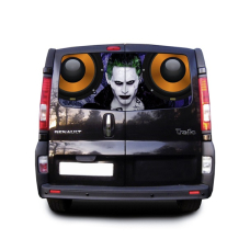 Наклейка на заднє скло 3D TUNING STUDIO Joker Music 1480х700х0.18мм