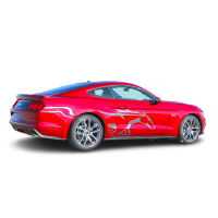 Наклейки смуги на авто 3D TUNING STUDIO Ford Mustang Кінь 2200х600х0.060мм
