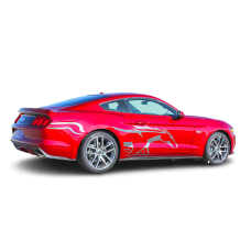 Наклейки смуги на авто 3D TUNING STUDIO Ford Mustang Кінь 2200х600х0.060мм