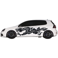 Смуги на авто 3D TUNING STUDIO Дракон 1850х490х0.070ммх2штуки