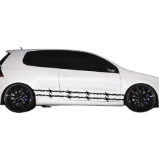 Наклейки смуги на авто 3D TUNING STUDIO Колючий дріт 990х80х0.060мм=8штук