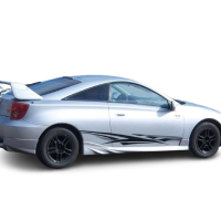 Смуги на авто 3D TUNING STUDIO 777 1800х240х0.080мм = 2 штуки