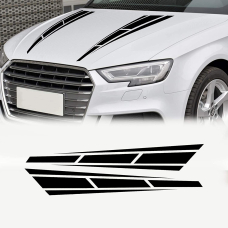 Смуги на капот авто 3D TUNING STUDIO Спорт 800х120х0.060мм=2штуки