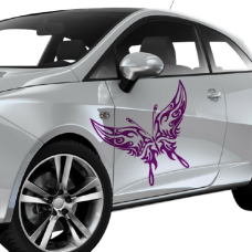 Наклейки смуги на авто 3D TUNING STUDIO Метелики 580х490мм=2штуки