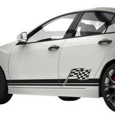 Смуги на авто 3D TUNING STUDIO Прапор 990х880х0.060мм