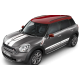 Смуги на капот, двері та багажник 3D TUNING STUDIO Міні купер 1100х782х0.060мм