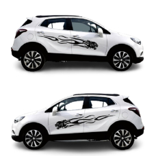 Смуги на бік авто 3D TUNING STUDIO Леопард 2 2000х300х0.060мм=2штуки
