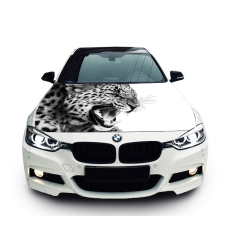 Наклейка на капот 3D TUNING STUDIO Леопард BMW 1300х1600х0.15мм