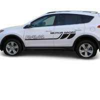 Смуги на авто 3D TUNING STUDIO Мотор спорт Рав4 1100х980х0.060мм