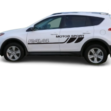 Смуги на авто 3D TUNING STUDIO Мотор спорт Рав4 1100х980х0.060мм