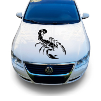 Наклейка смуги на капот авто 3D TUNING STUDIO Скорпіон 840х500х0.060мм
