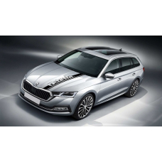 Смуги на капот авто 3D TUNING STUDIO Октавія 1000х130х0.060мм