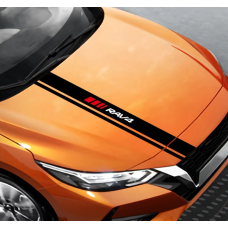 Смуги на капот авто 3D TUNING STUDIO Тойота РАВ4 1190х130х0.15мм