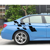 Смуги на авто 3D TUNING STUDIO Ромби 900х450х0.060мм=2штуки