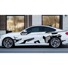 Смуги камуфляж на бік авто 3D TUNING STUDIO 007 Motored 1800х1180х0.15мм