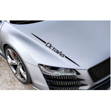 Смуги на капот 3D TUNING STUDIO Шкода Октавія 700х50х0.060мм