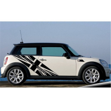 Смуги на міні-купер 3D TUNING STUDIO S Works 1350х350х0.060мм=2штуки