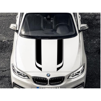 Смуги на капот 3D TUNING STUDIO BMW VW AUDI HONDA 980х180х0.060мм=2штуки