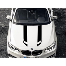 Смуги на капот 3D TUNING STUDIO BMW VW AUDI HONDA 980х180х0.060мм=2штуки