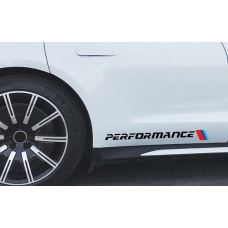 Наклейки смуги 3D TUNING STUDIO БМВ performance 420х48х0.14мм = 2 штуки