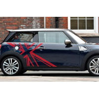 Смуги на бік авто 3D TUNING STUDIO Міні купер Прапор GB 2000х750х0.060мм = 2 штуки