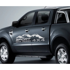 Смуги на авто 3D TUNING STUDIO 4×4 Sport Off road 1300х410х0.060мм=2штуки