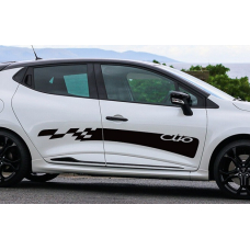 Смуги на авто 3D TUNING STUDIO Рено Кліо 1680х160х0.070мм=2штуки