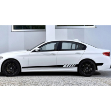 Смуги на авто 3D TUNING STUDIO Штрих 5 1180х100х0.15мм=4штуки