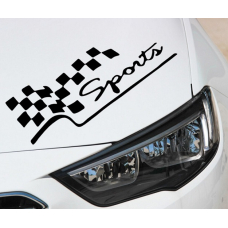 Наклейка на авто 3D TUNING STUDIO Sports 300х110х0.070мм
