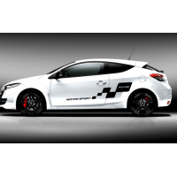 Смуги на авто 3D TUNING STUDIO Рено меган 980х240х0.060мм=2штуки