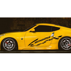 Смуги на авто 3D TUNING STUDIO Speed 1630х480х0.060мм=2штуки