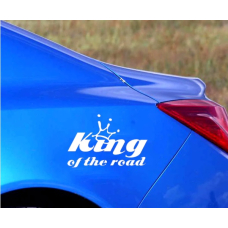 Наклейка на авто 3D TUNING STUDIO Король Доріг 230х150х0.060мм