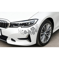 Наклейки на авто 3D TUNING STUDIO Квіти 400х220х0.060мм