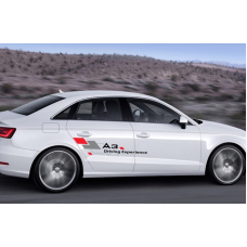 Наклейки смуги 3D TUNING STUDIO Ауді А3 А4 А6 А7 Q3 Q5 1050х270х0.15мм=2штуки