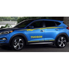 Смуги на бік авто 3D TUNING STUDIO Хюндай Тюксон 1880х980х0.070мм