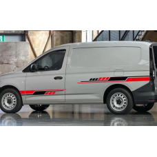 Смуги на бік авто 3D TUNING STUDIO Фольксваген Кадді 1700х400х0.15мм