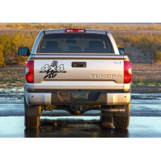 Наклейка на багажник 3D TUNING STUDIO 4х4 Off Road 440х32х0.060мм
