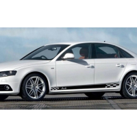 Смуги на авто 3D TUNING STUDIO Audi A3 A4 Q3 Q5 1180х110х0.15мм=4штуки