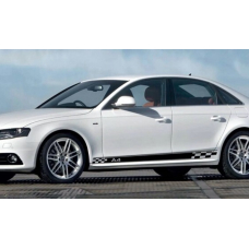 Смуги на авто 3D TUNING STUDIO Audi A3 A4 Q3 Q5 1180х110х0.15мм=4штуки