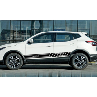 Смуги на двері авто 3D TUNING STUDIO Ніссан Кашкай 980х120х0.060мм=4штуки