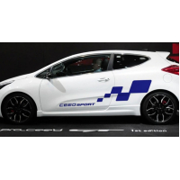 Смуги на авто 3D TUNING STUDIO Кіа Сід Спорт 980х800х0.060мм