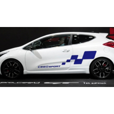 Смуги на авто 3D TUNING STUDIO Кіа Сід Спорт 980х800х0.060мм
