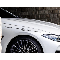 Смуги наклейки на авто 3D TUNING STUDIO Кіа Спорт 600х42х0.060мм=2штуки