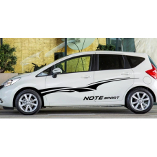 Смуги на авто 3D TUNING STUDIO Ніссан Ноут (Nissan Note) 1180х900х0.15мм