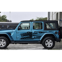 Смуги на двері авто 3D TUNING STUDIO Прапор Америки 2000х500х0.060мм=2штуки