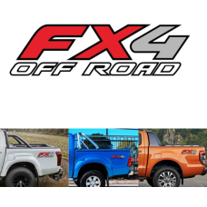Наклейки на авто 3D TUNING STUDIO Ford Nissan Toyota Fx4 OFF ROAD 280х80х0.15мм=2штуки