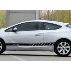 Смуги на двері авто 3D TUNING STUDIO Опель Астра 980х100х0.060мм=4штуки