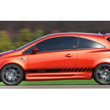 Смуги на авто 3D TUNING STUDIO Опель Корса 980х100х0.060мм=4штуки